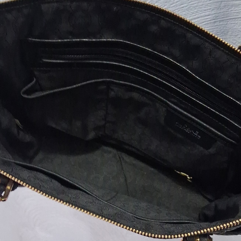Michael Kors Black and Gold Tote - Picture 4 of 7